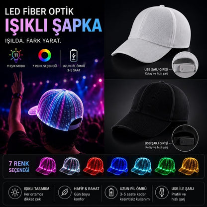 Işıklı Parti Şapkası